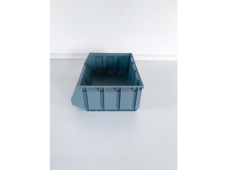 Magazijnbak 406x345x164mm (bxdxh) Grijs (nieuw)