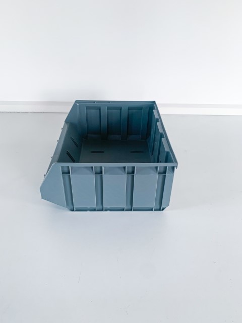Magazijnbak 406x345x164mm (bxdxh) Grijs (nieuw), foto 2 van 3