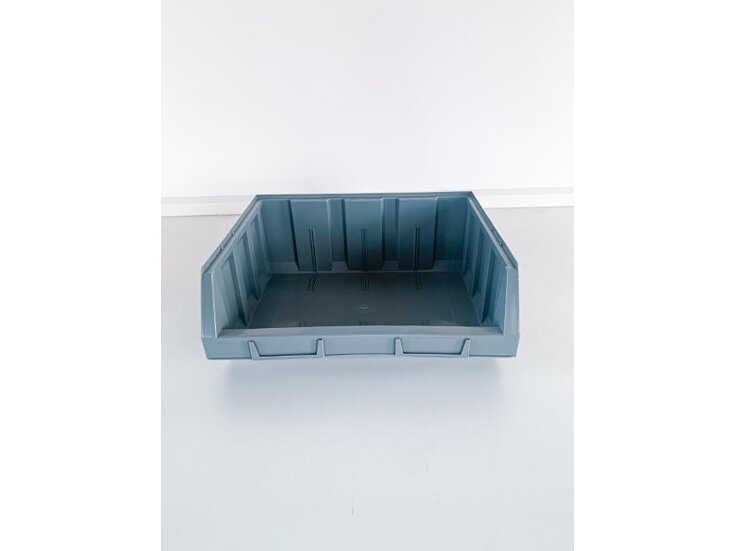 Magazijnbak 406x345x164mm (bxdxh) Grijs (nieuw)