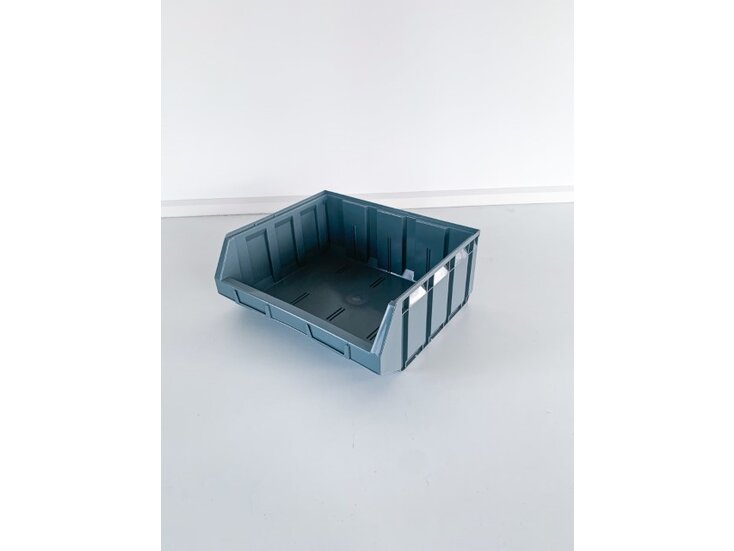 Magazijnbak 406x345x164mm (bxdxh) Grijs (nieuw)