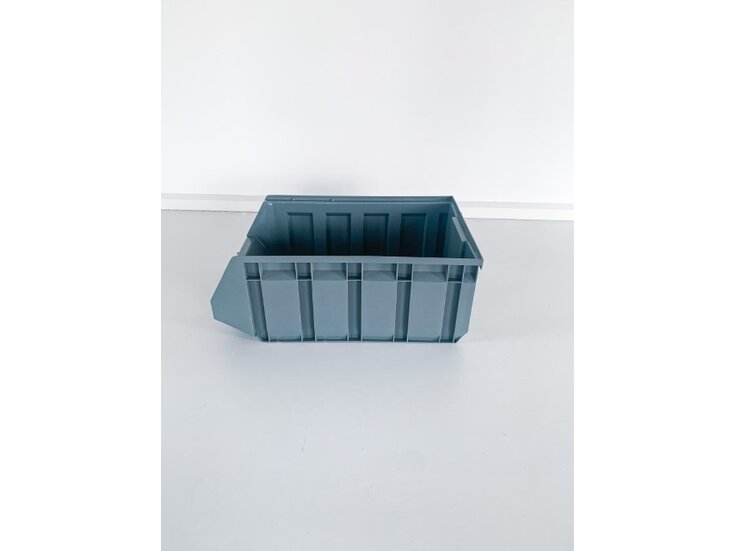 Magazijnbak 298x485x189mm  (bxdxh)  Grijs (nieuw)