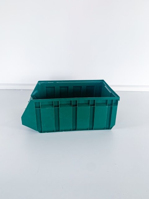 Magazijnbak 298x485x189mm (bxdxh) Groen (nieuw), foto 2 van 3