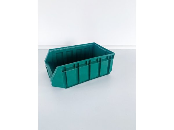 Magazijnbak 298x485x189mm (bxdxh) Groen (nieuw)