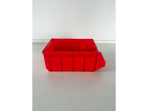 Magazijnbak 298x485x189mm (bxdxh) Rood (nieuw)