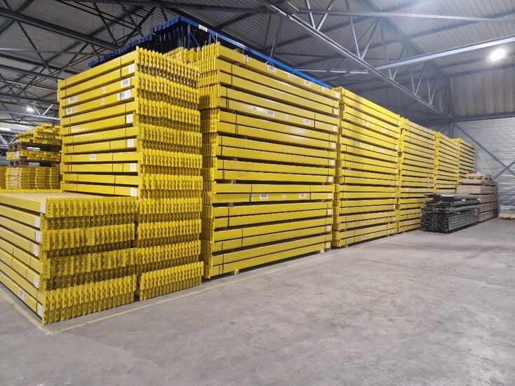 Ligger Redirack 3907x150x50mm geel