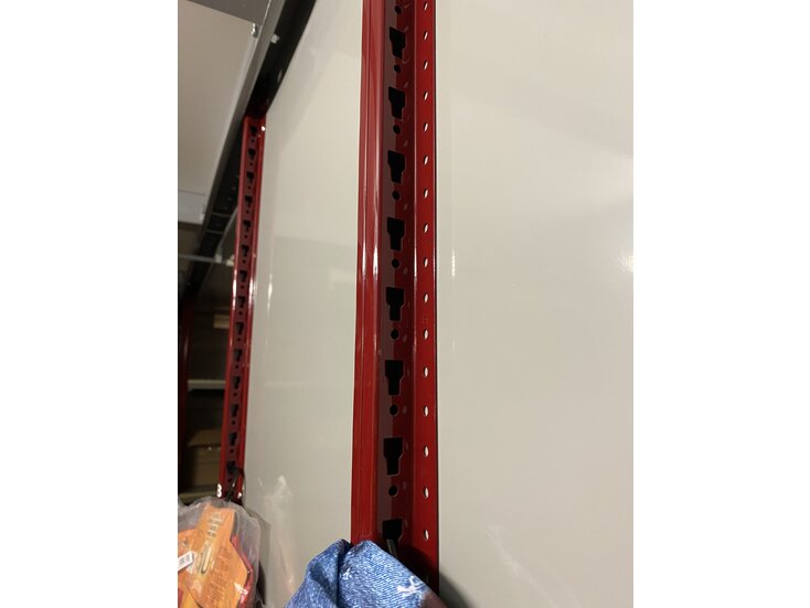Staander Dexion 2900x490 rood/grijs dicht