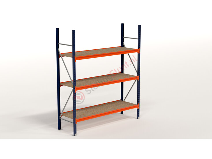 Kimer magazijnstellingen voor duurzame opslag Grootvakstelling Basisvak 2250x1600x600mm (hxbxd)