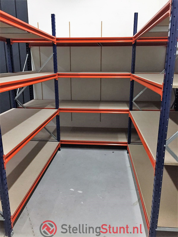 Kimer magazijnstellingen voor duurzame opslag Grootvakstelling Basisvak 2250x1600x800mm (hxbxd), foto 2 van 4