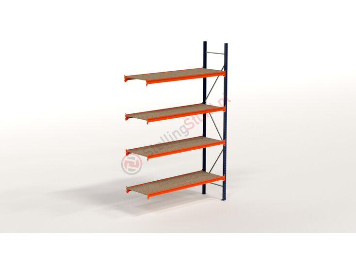 Kimer magazijnstellingen voor duurzame opslag Grootvakstelling Aanbouwvak 3000x1550x600mm (hxbxd)