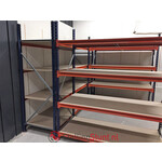 Kimer magazijnstellingen voor duurzame opslag Grootvakstelling Aanbouwvak 3000x1550x800mm (hxbxd)
