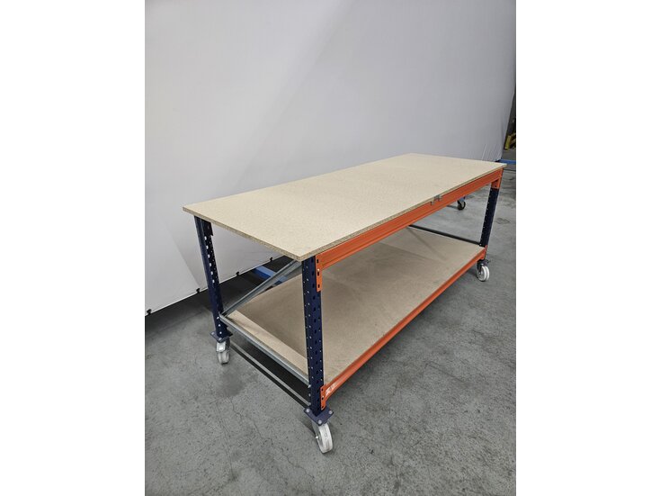 Werktafel 205x80cm | verrijdbaar