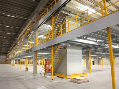 Entresolvloer palletopzetplaatsen