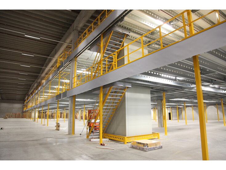 Entresolvloer palletopzetplaatsen