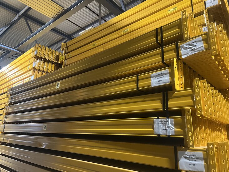 Jungheinrich stellingen voor elk magazijn Ligger JH/MPB 3600x130x50mm geel