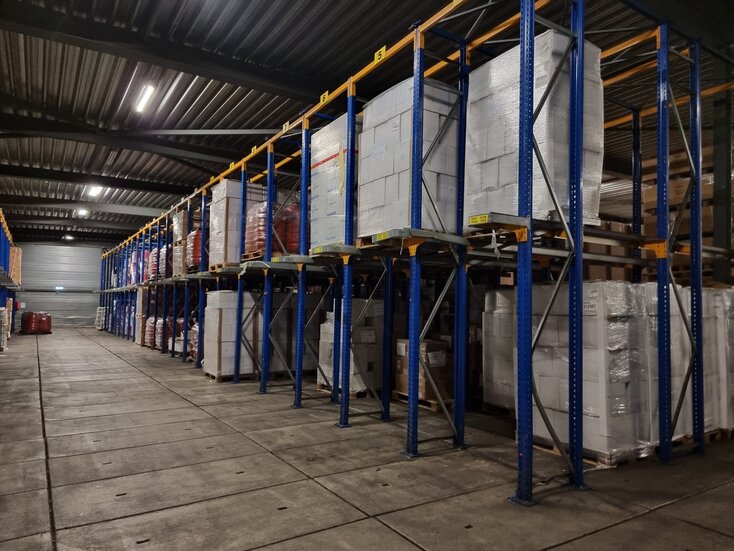 Jungheinrich stellingen voor elk magazijn Inrijstelling 14 gangen