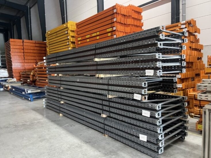Gebruikte partij overtoom palletstelling