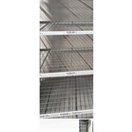 Gaaslegbord 1240x1155mm verzinkt