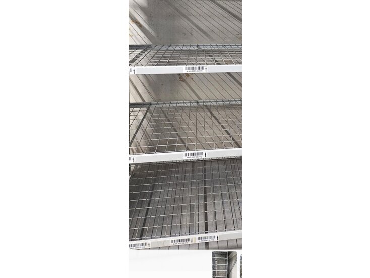 Gaaslegbord 1240x1155mm verzinkt