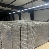 Pallet Magazijnbakken 600x400x230mm grijs | 72 stuks per pallet