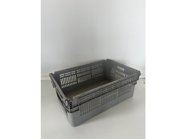 Pallet Magazijnbakken 600x400x230mm grijs | 72 stuks per pallet