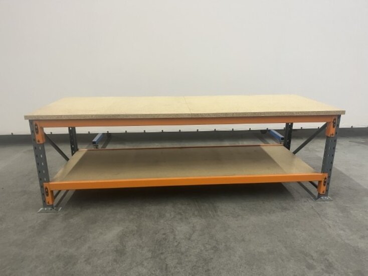 Dexion magazijnstellingen voor elk magazijn Gebruikt Werktafel 2860x1045x955mm (lxbxh)