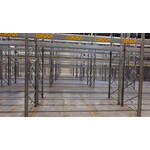 Dexion magazijnstellingen voor elk magazijn Mooie partij verzinkte palletstellingen van het merk Dexion