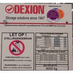 Dexion magazijnstellingen voor elk magazijn Mooie partij verzinkte palletstellingen van het merk Dexion