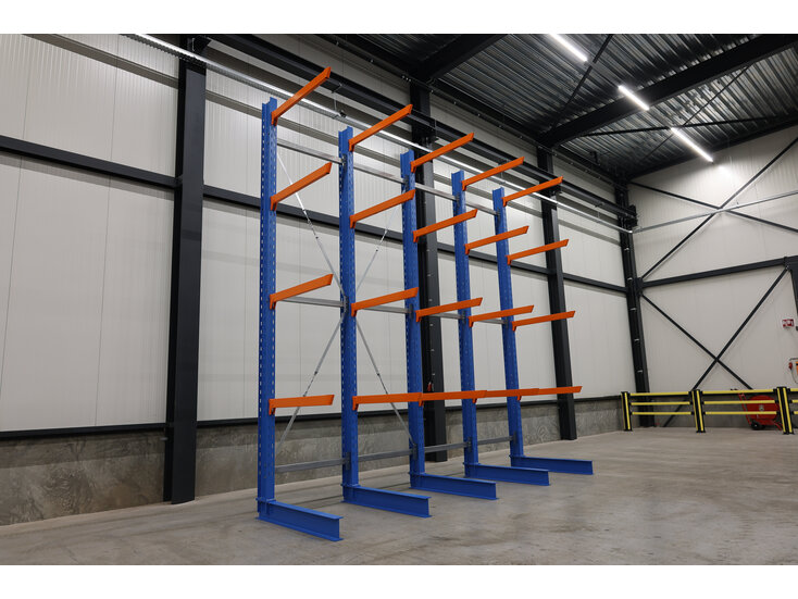 Rij Zware Draagarmstelling Enkel 5000x4900x1200mm (hxbxd)