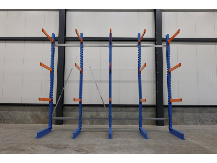 Rij Zware Draagarmstelling Enkel 4000x4900x1200mm (hxbxd)