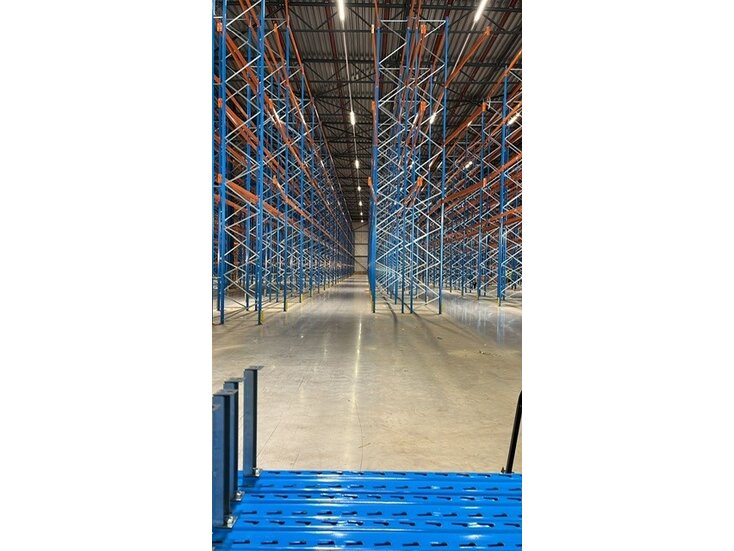 Staander Stow50 10500x1100x100x65mm blauw met stijlbeschermer