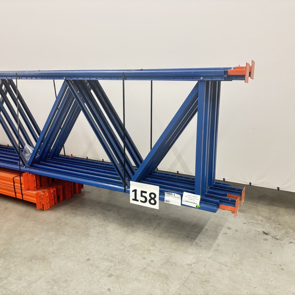 Restpartij gebruikte palletstelling 6530x11250x1100 mm (hxbxd) 4 niveaus, foto 2 van 3