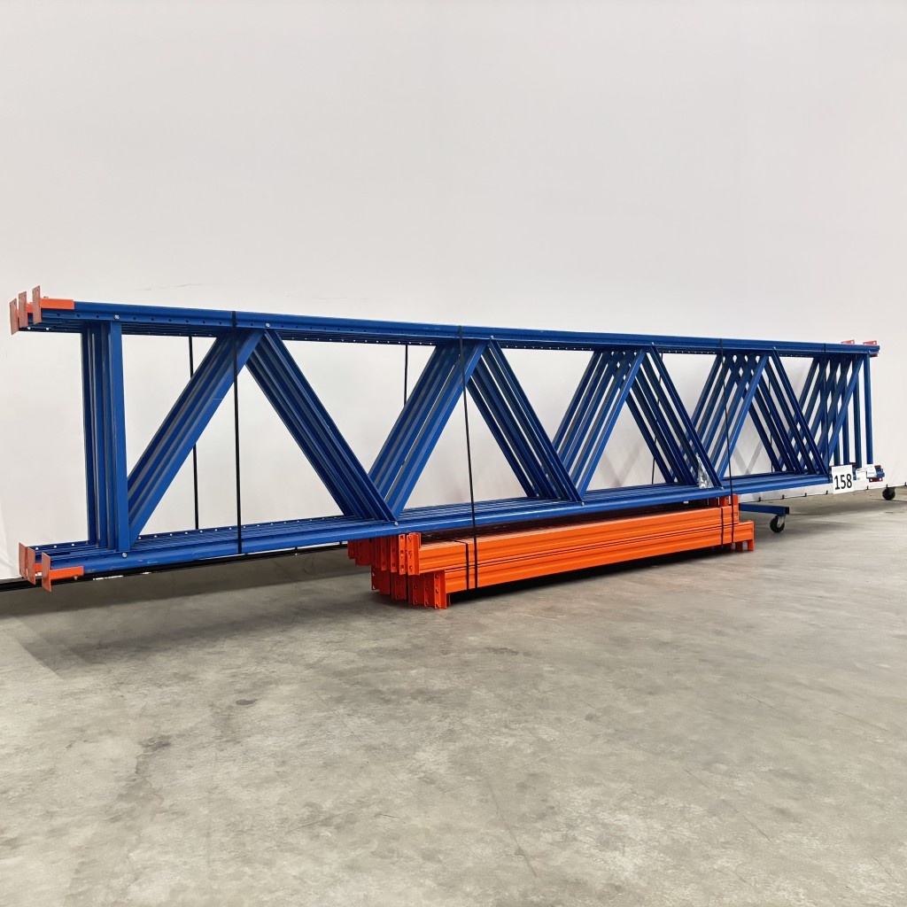 Restpartij gebruikte palletstelling 6530x11250x1100 mm (hxbxd) 4 niveaus, foto 3 van 3