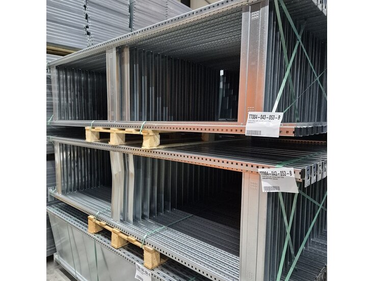 Stow Aanbouwvak gebruikte Stow legbordstelling 2500x1300x600mm (hxbxd) 6 niveaus