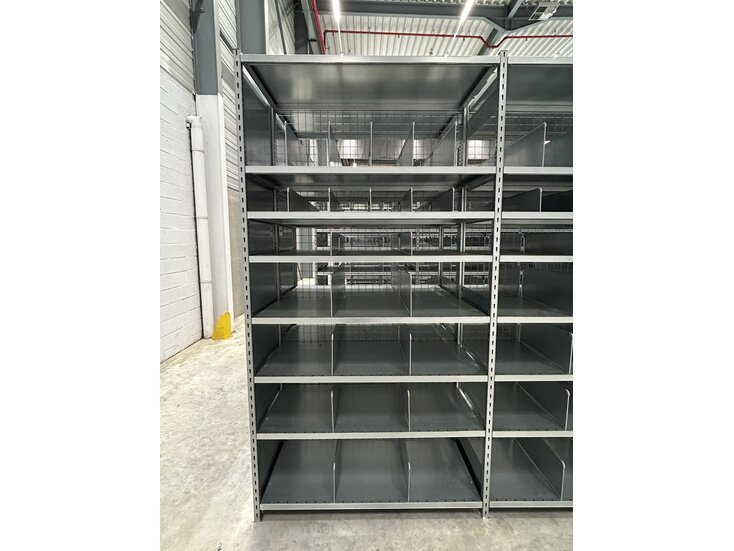 Stow Voordeelrij gebruikte Stow legbordstelling 2500x6535x600mm (hxbxd) 6 niveaus