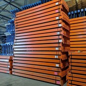 Ligger Mecalux palletstelling 3600x150x50mm oranje T219
