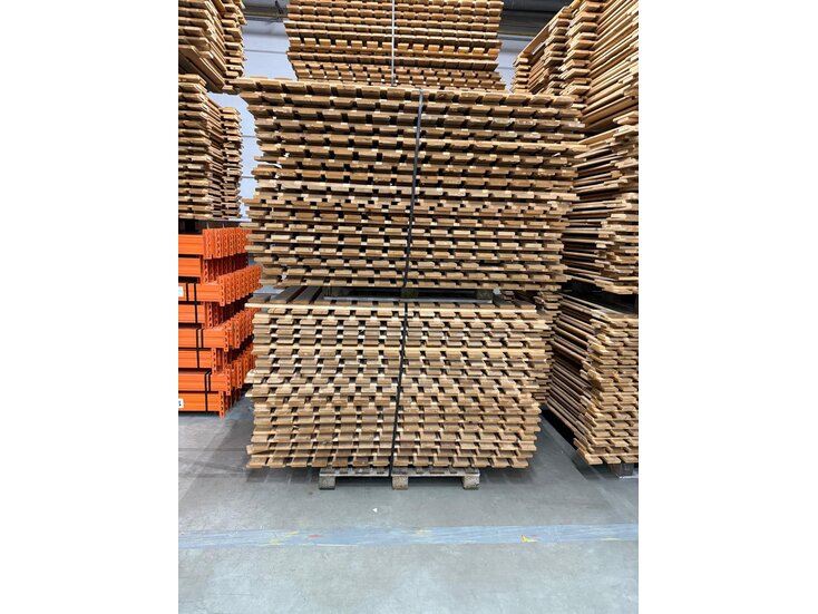 Vlonder Palletstelling 80% gesloten 1100mm diep