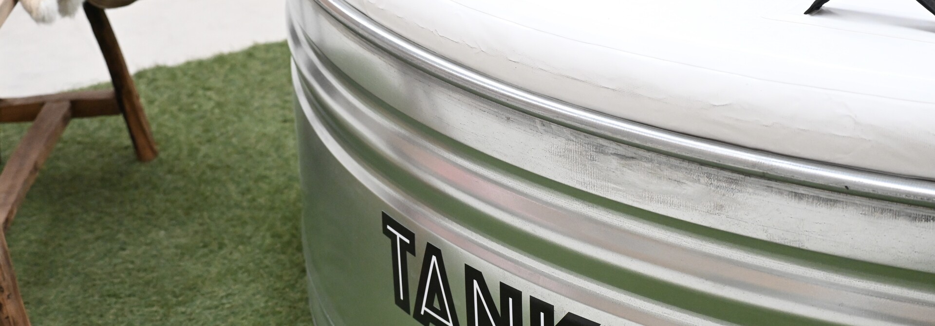 tankkd housse gonflable blanche