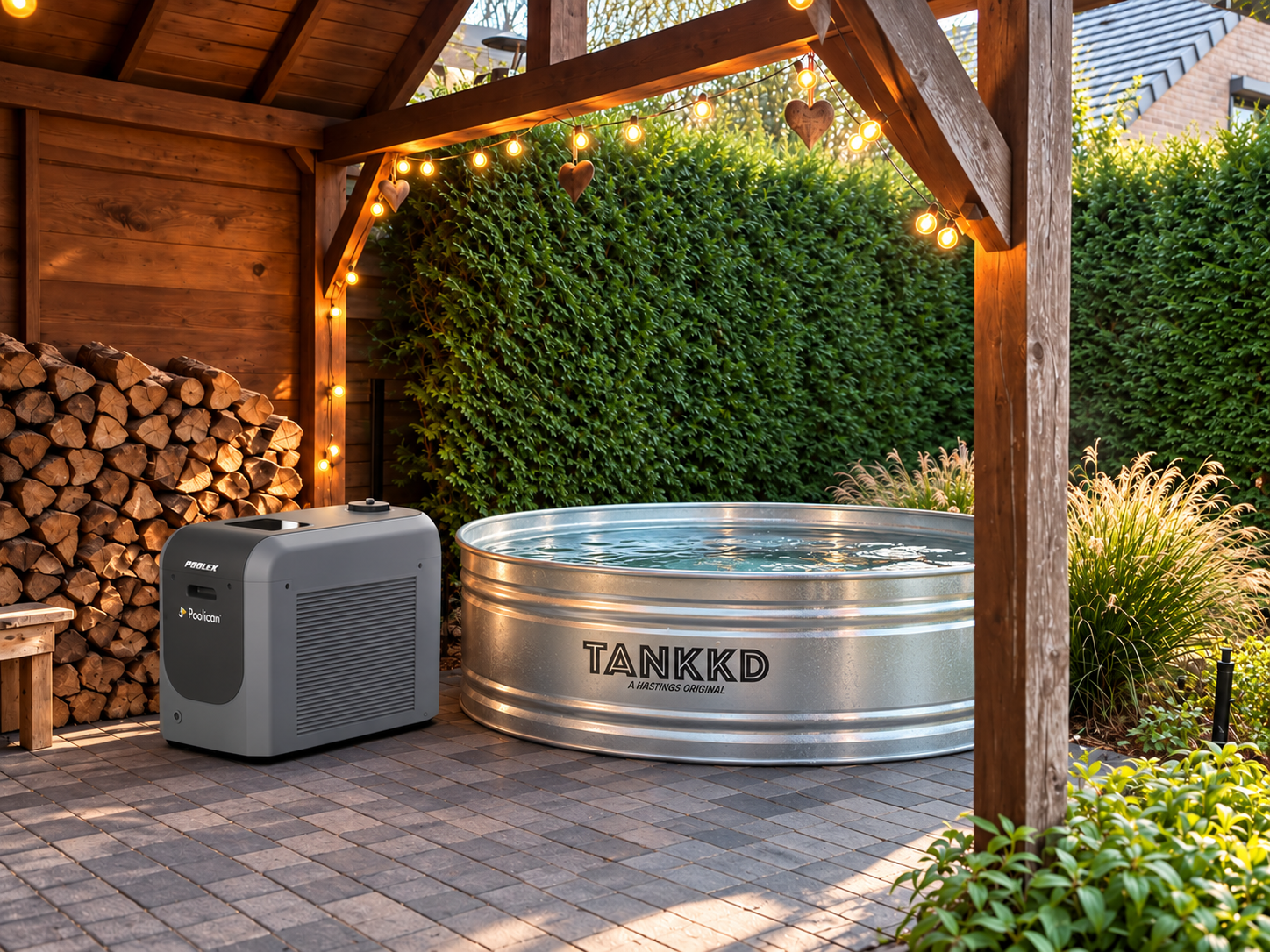 Pompe à chaleur Tankkd x Poolican avec filtre intégré et wifi-2