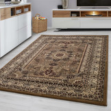 Marrakesh Nahal Oosters Vloerkleed Beige – Laagpolig Tapijt