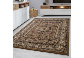 Marrakesh Nahal Oosters Vloerkleed Beige – Laagpolig Tapijt