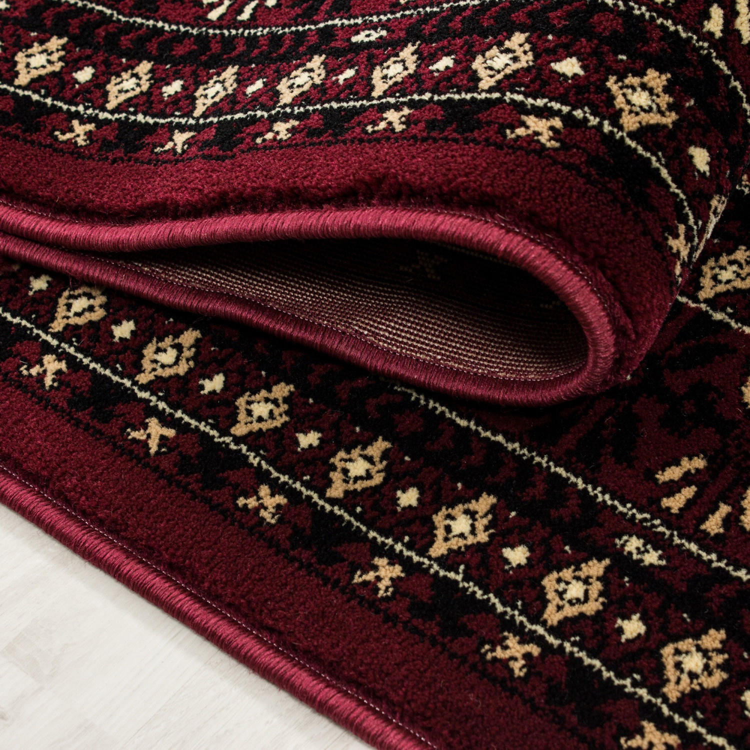 Tapijtenloods Marrakesh Gabbeh Oosters Vloerkleed Rood Laagpolig