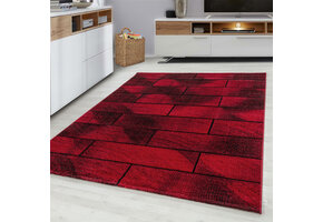 Beta Vloerkleed Rood Laagpolig