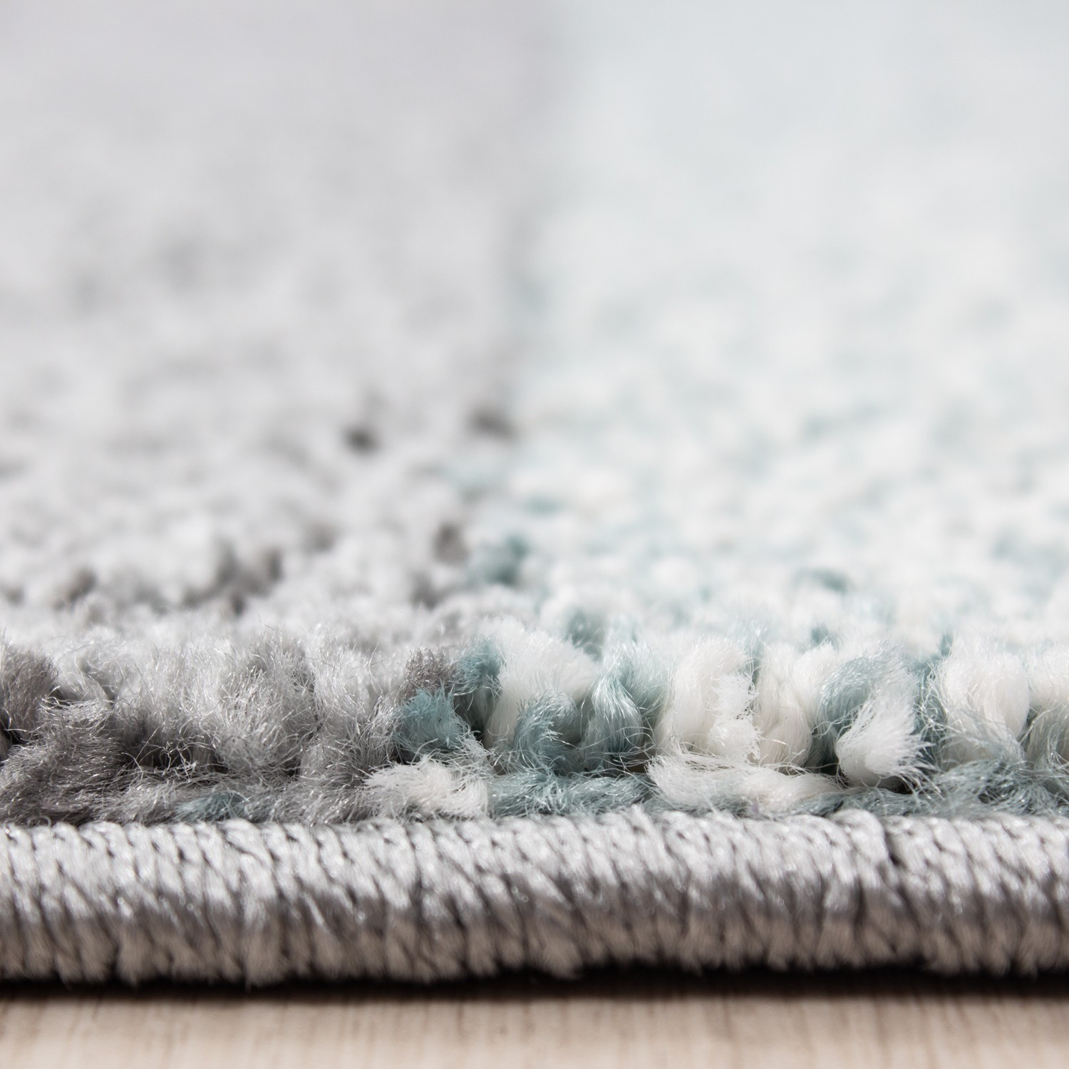 Lucca Vloerkleed Grijs / Blauw Laagpolig