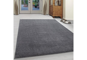 Basics Effen Vloerkleed Lichtgrijs Laagpolig