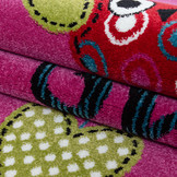 Tapijtenloods Kids Collection Vloerkleed Kinderkamer Paars Laagpolig