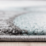 Kids Dreams Vloerkleed Kinderkamer Blauw / Grijs Laagpolig