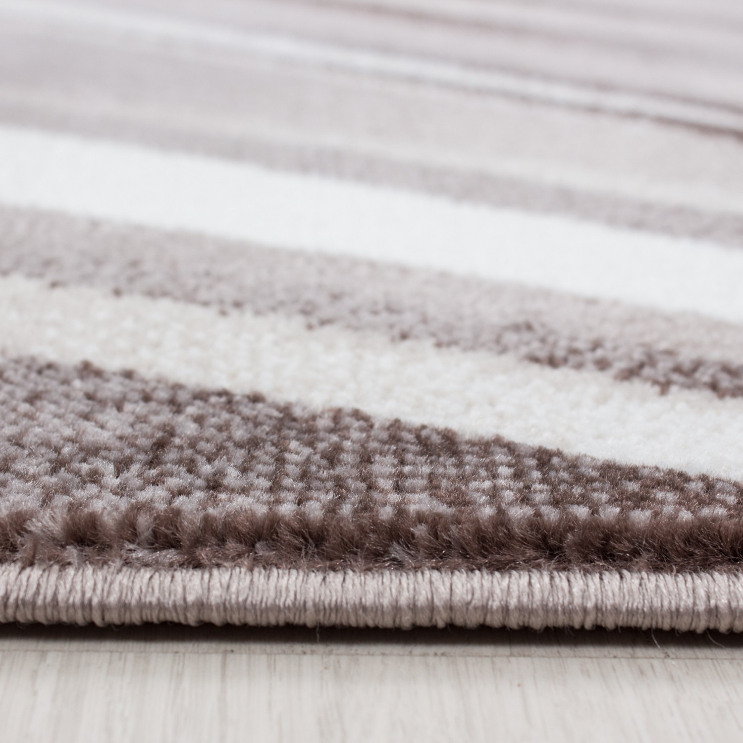 Parma Design Vloerkleed Bruin / Beige Laagpolig