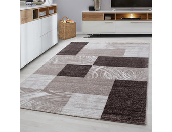 Tapijtenloods Parma Design Vloerkleed Bruin / Beige Laagpolig