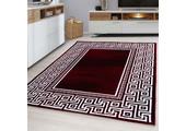 Tapijtenloods Parma Design Vloerkleed Rood / Wit Laagpolig