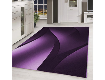 Plus Vloerkleed - Laagpolig Tapijt Woonkamer - Paars